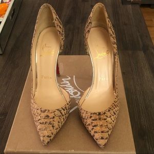 christian louboutin Iriza Cork 35.5